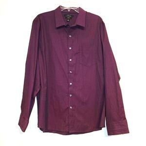 Marc Anthony purple long sleeve dress shirt - xl slim